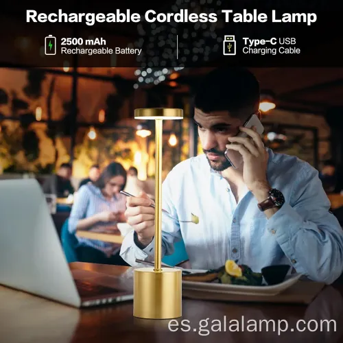 Luz de libro recargable inalámbrica con brillo ajustable